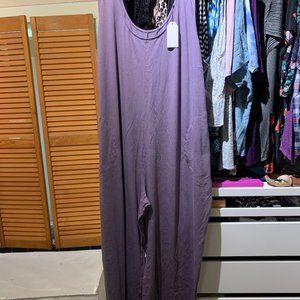 Universal Standard NWT 2xl (=4x/5x in RTW) Plum Jersey Jumpsuit